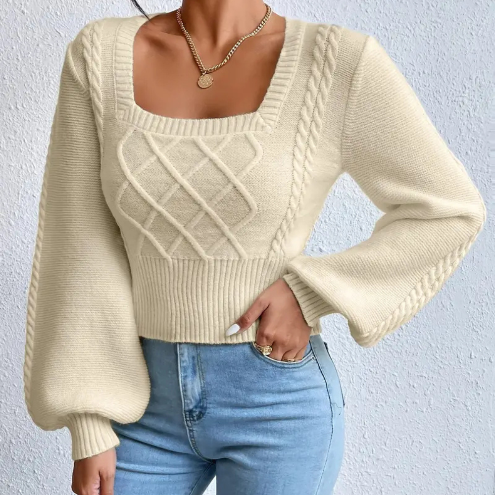 Emøra | Elégant col carré pour femme