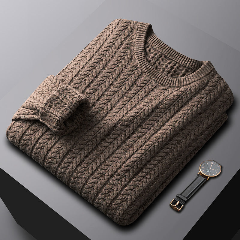 Eric | Pull en maille torsadée pour hommes
