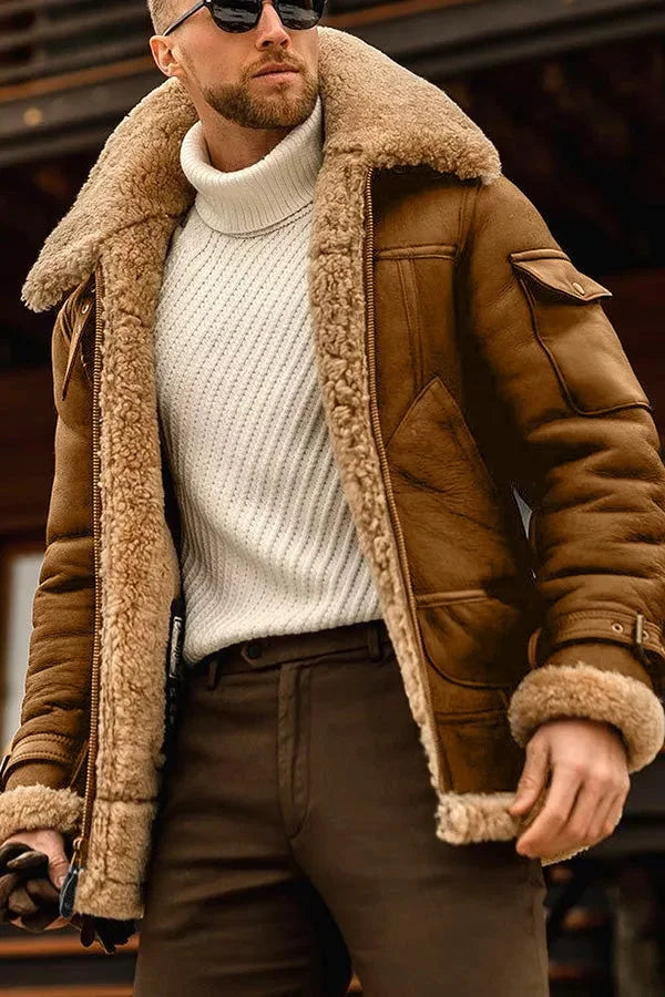 Ølmer | Veste en cuir pour homme avec finition de luxe