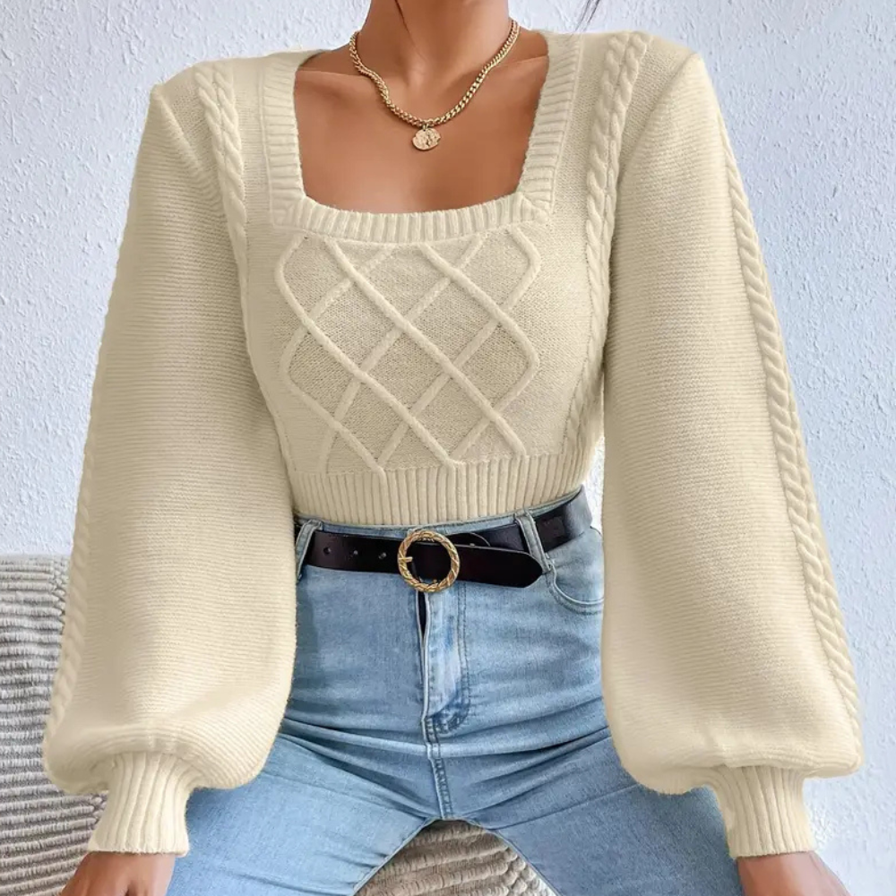 Emøra | Elégant col carré pour femme