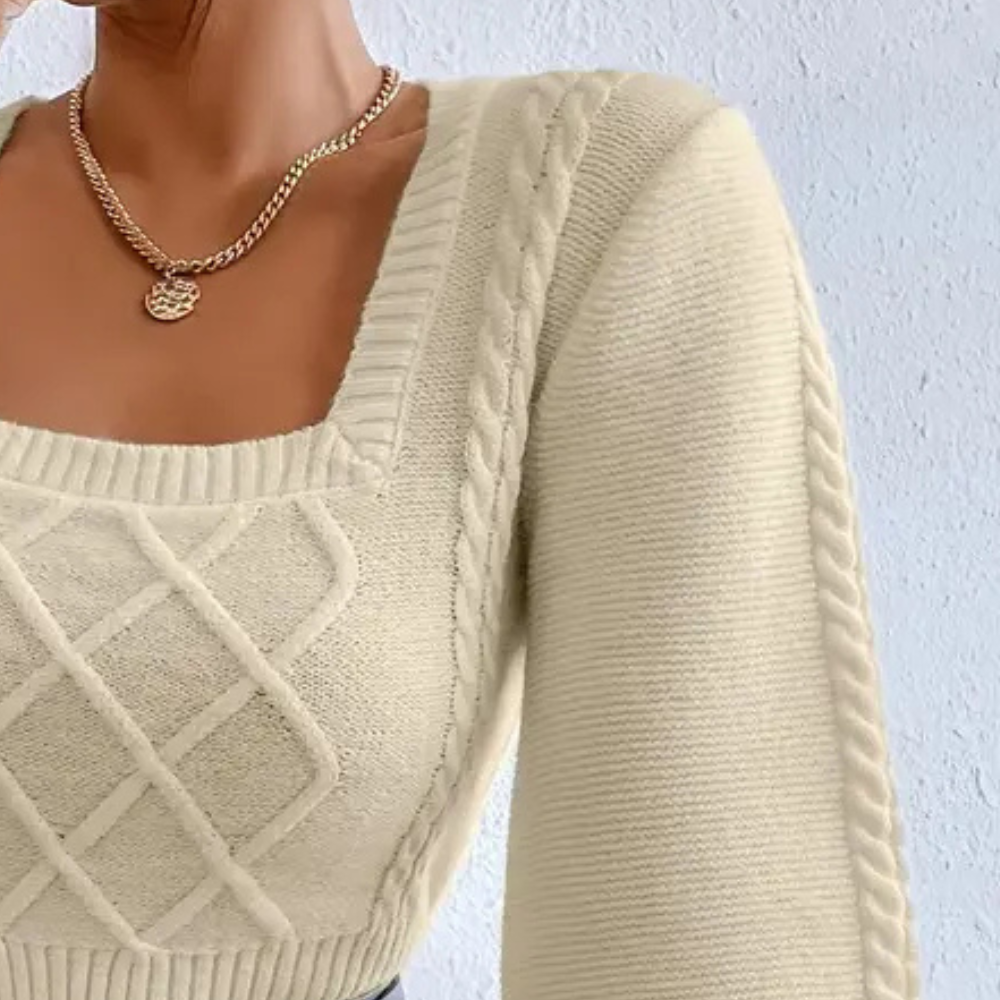 Emøra | Elégant col carré pour femme