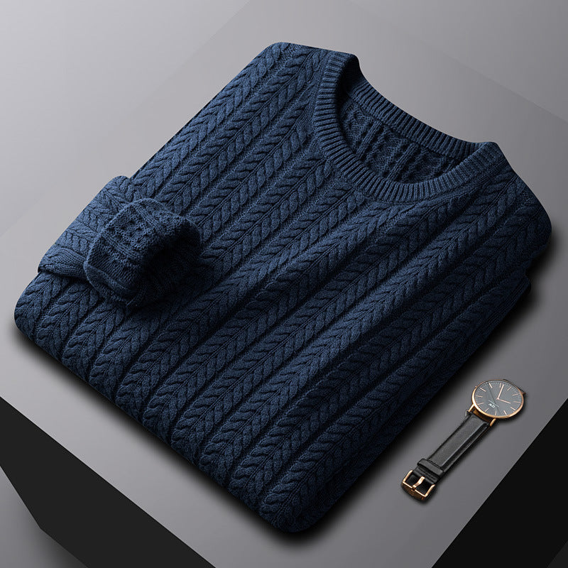Eric | Pull en maille torsadée pour hommes