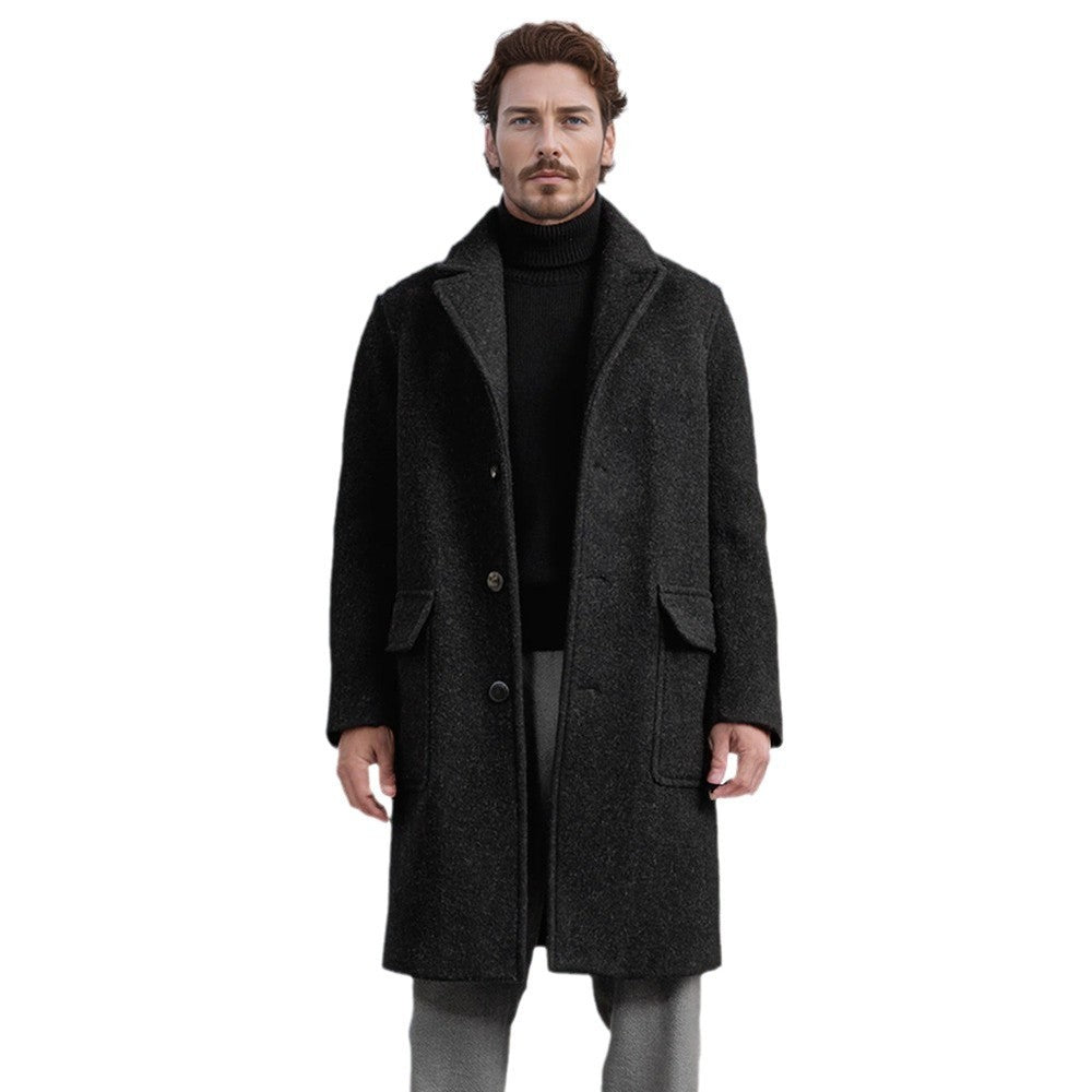Elijah | Trench-coat d'hiver en laine pour hommes
