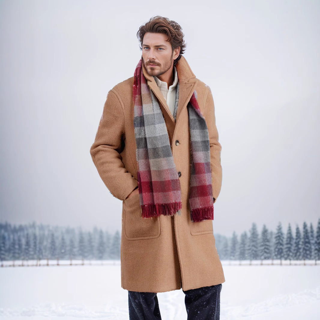 Elijah | Trench-coat d'hiver en laine pour hommes
