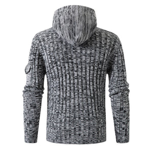 Manuel | Sweat à capuche slim avec motif pour hommes