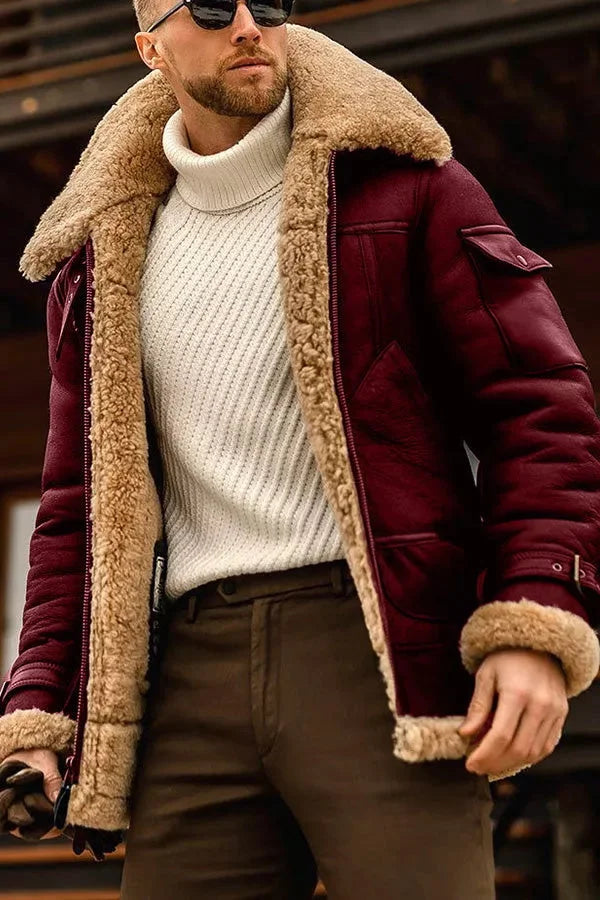 Ølmer | Veste en cuir pour homme avec finition de luxe