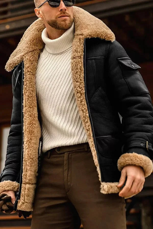 Ølmer | Veste en cuir pour homme avec finition de luxe