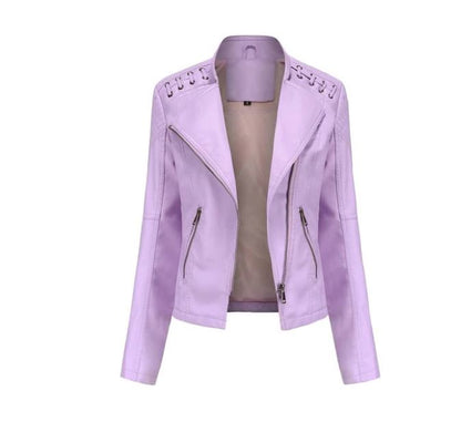 Anvøria | Veste en cuir avec détails élégants pour femmes